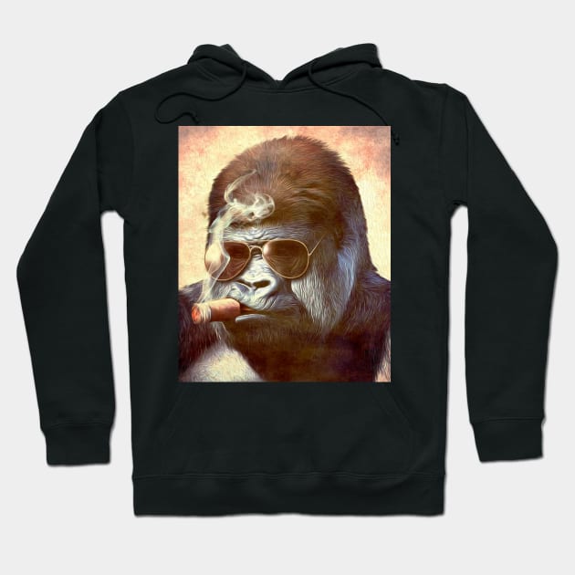 Gorilla in the Mist Hoodie by Treherne